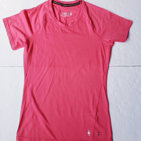 Smartwool Merino 150 Base Layer Short Sleeve Tee Shirt In Watermelon - Picture 1 of 10